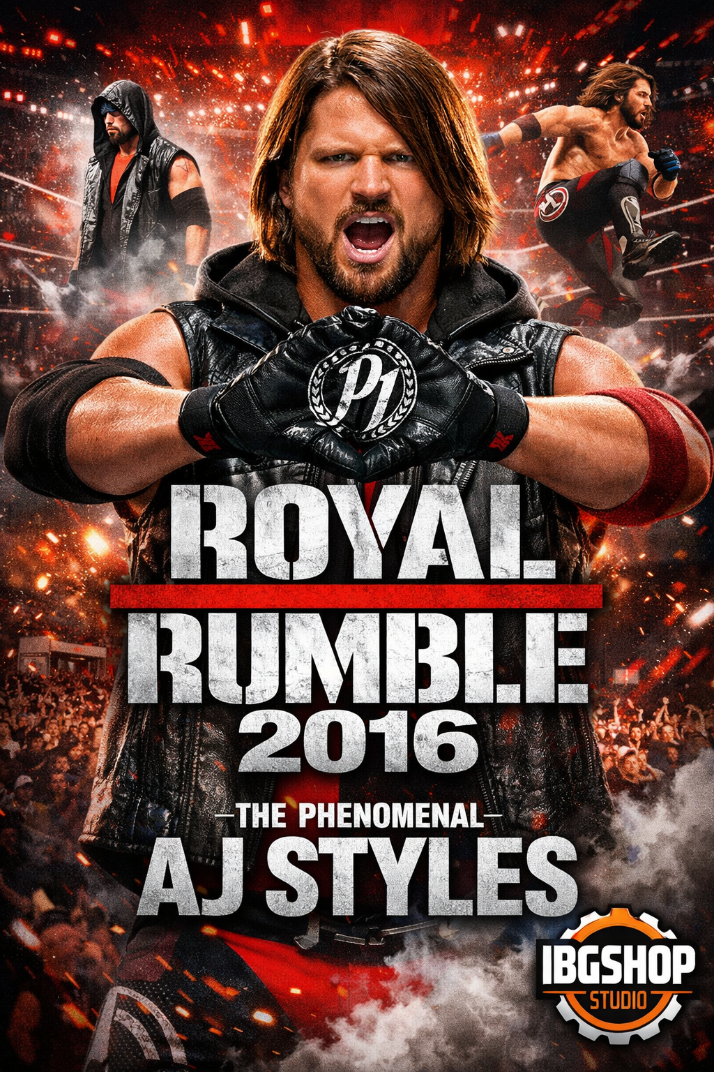 The Phenomenal AJ Styles – Royal Rumble 2016 Debut Wall Art