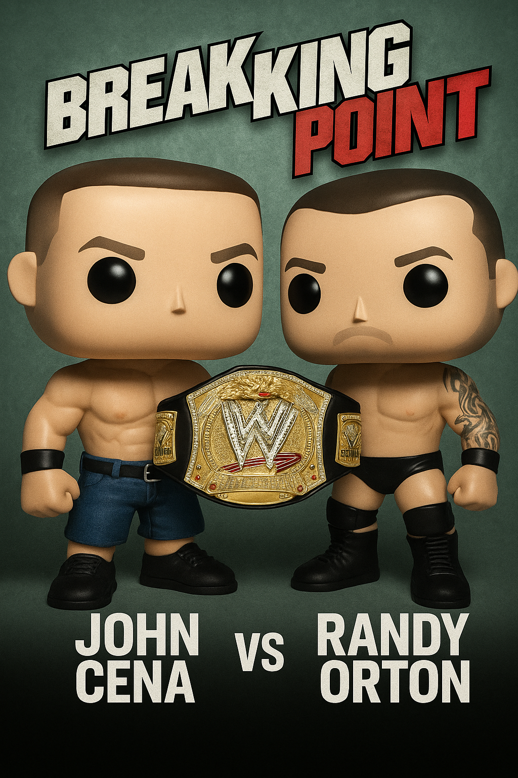 John Cena – WWE Championship Wins Collection | 17-Time Champion | Digital Wrestling Wall Art Bundle