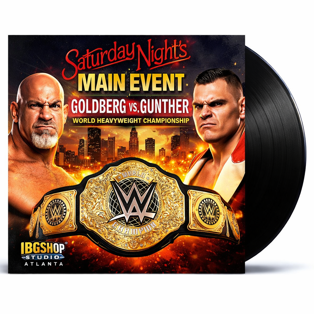 Goldberg Vinyl Cover Collection | IBGSHOP Studio Exclusive Wrestling Album Art Bundle