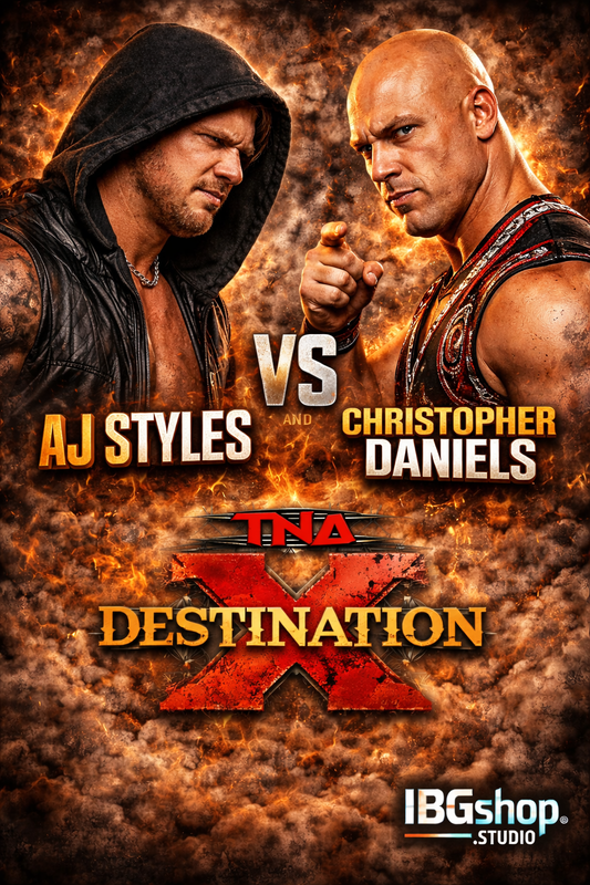 Destination X Showdown: AJ Styles vs Christopher Daniels – TNA Poster