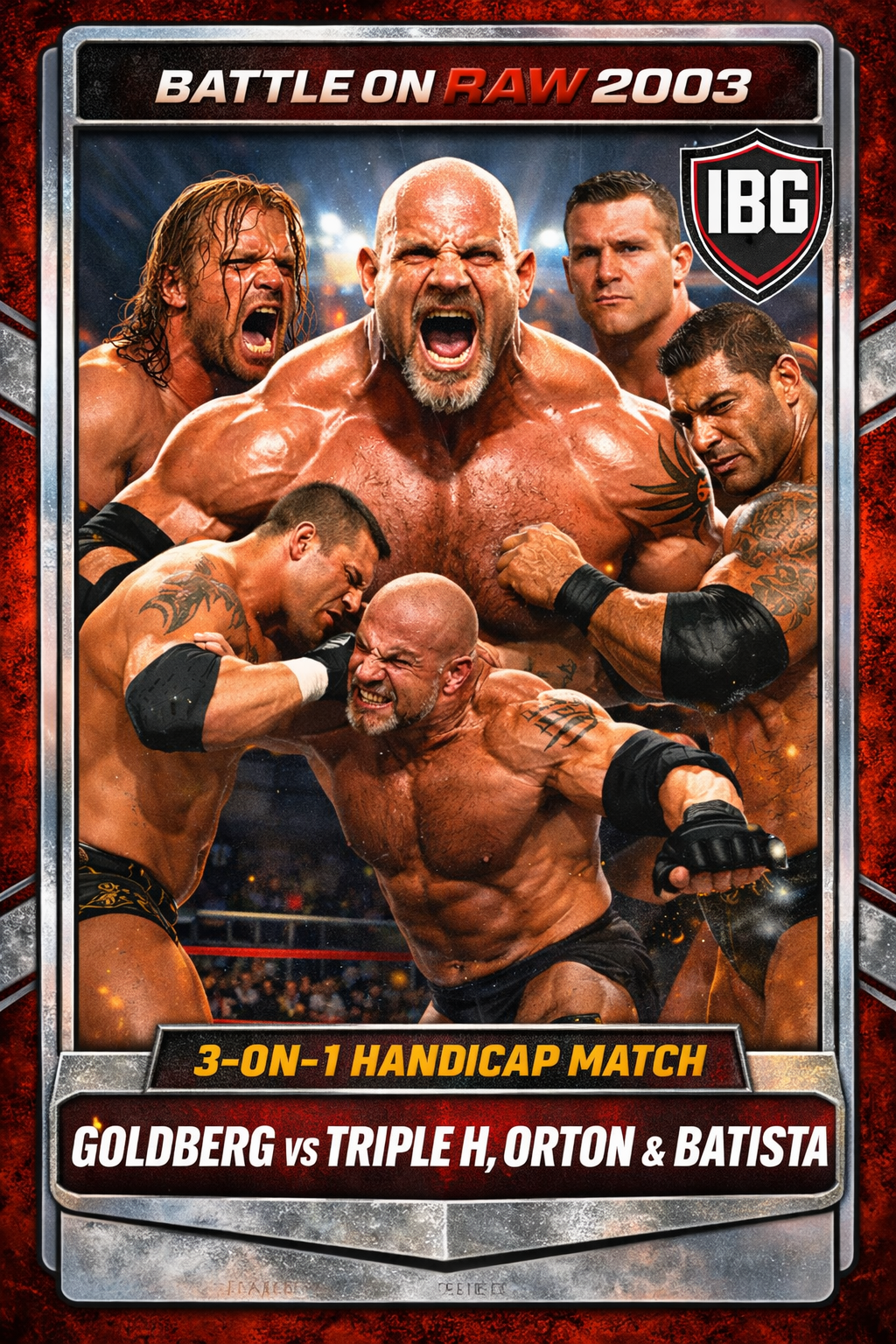 Goldberg Legendary Battles (2003–2004) | IBG Exclusive Wrestling Trading Card Bundle