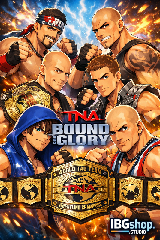 Bound for Glory: TNA World Tag Team Championship – Anime Wrestling Poster