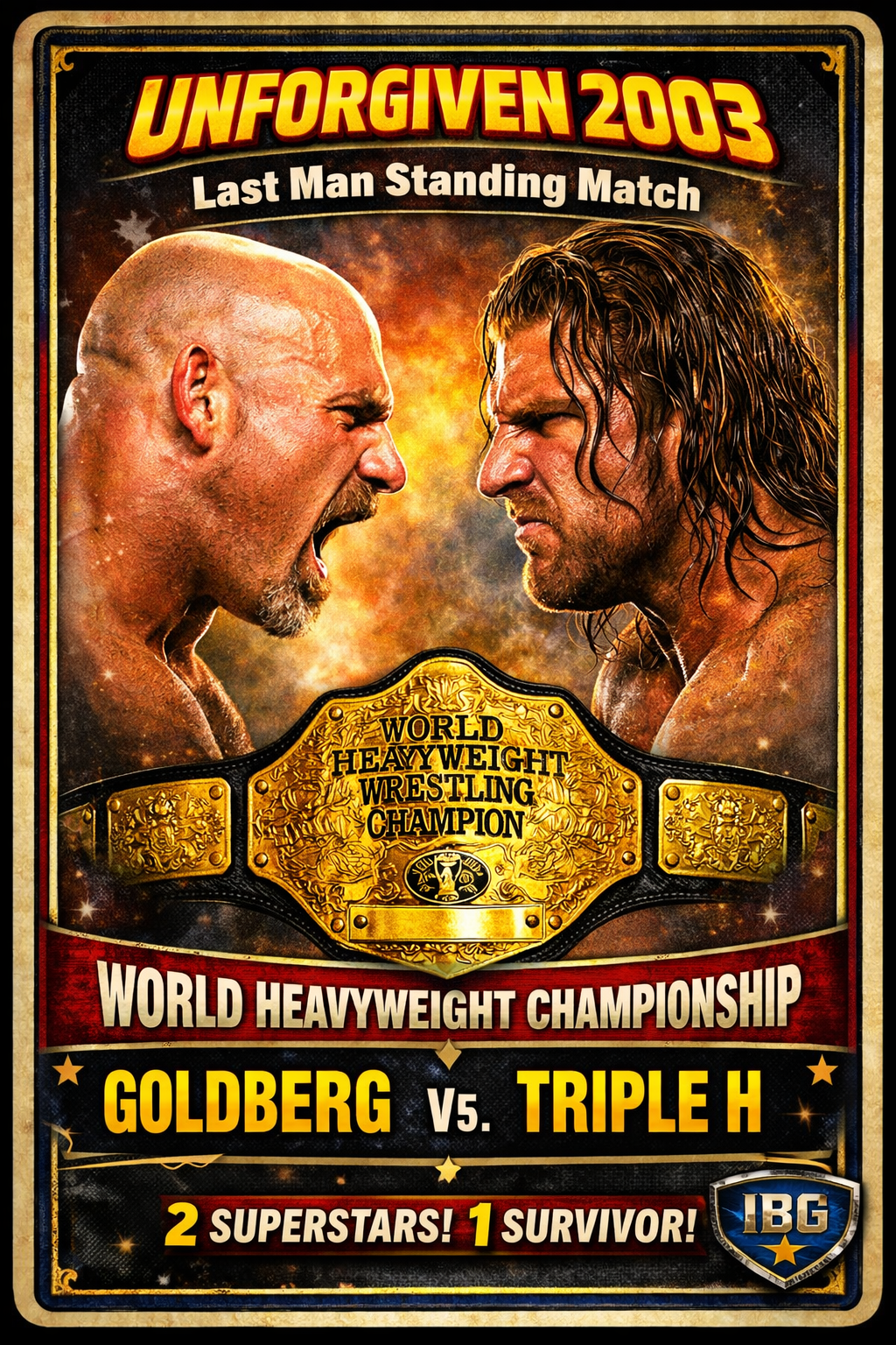 Goldberg Legendary Battles (2003–2004) | IBG Exclusive Wrestling Trading Card Bundle