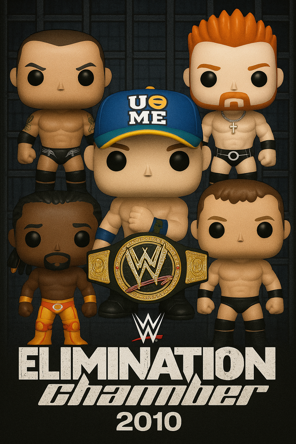 John Cena – WWE Championship Wins Collection | 17-Time Champion | Digital Wrestling Wall Art Bundle