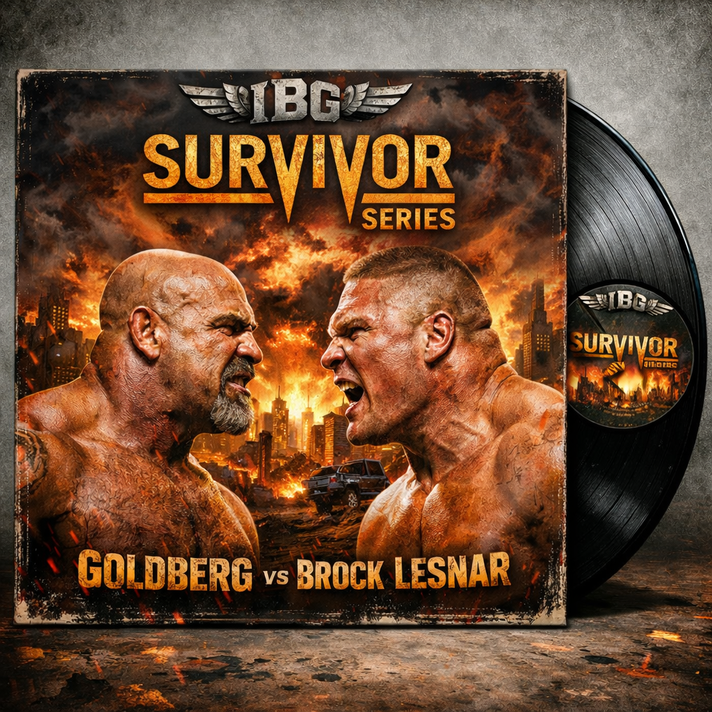 Goldberg Vinyl Cover Collection | IBGSHOP Studio Exclusive Wrestling Album Art Bundle