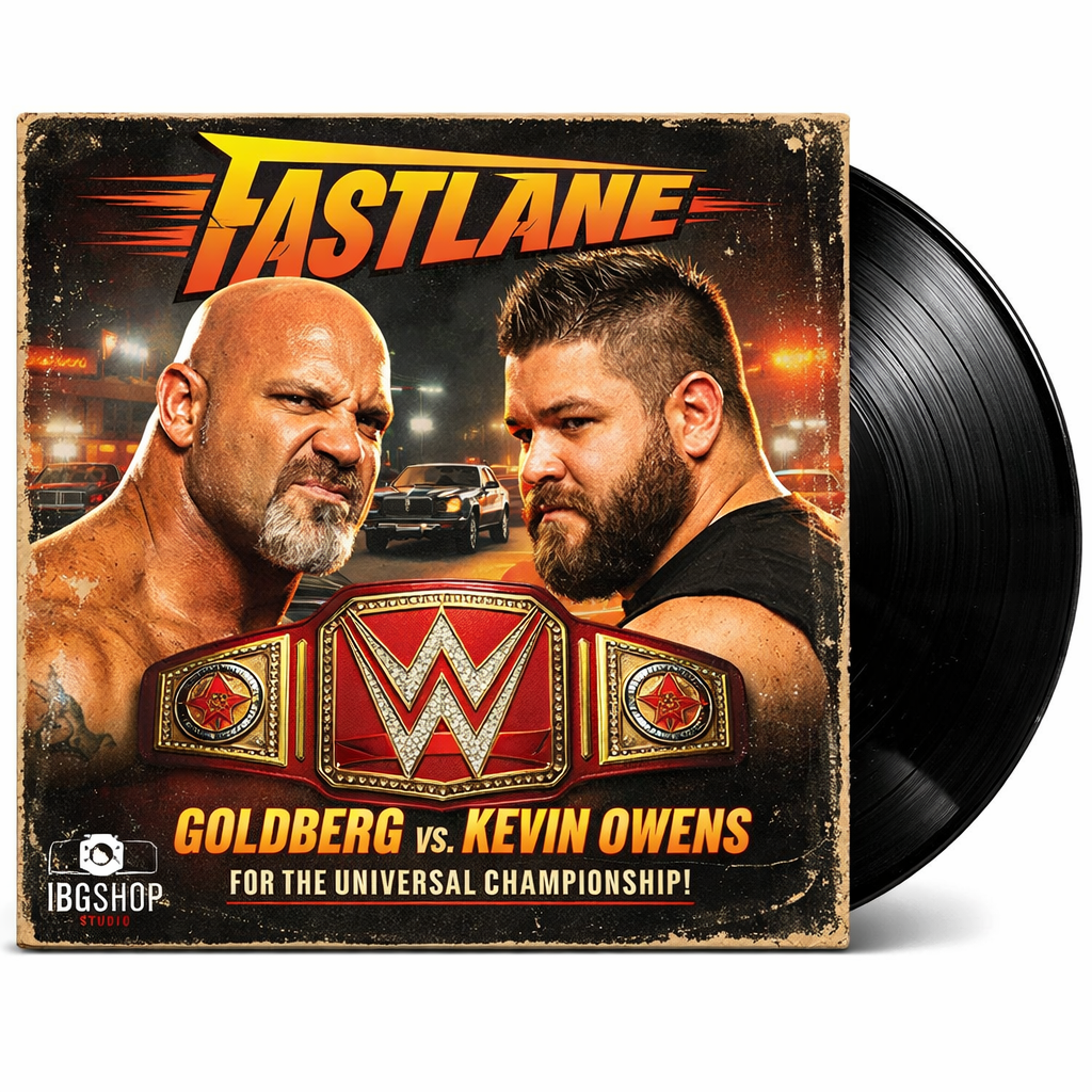 Goldberg Vinyl Cover Collection | IBGSHOP Studio Exclusive Wrestling Album Art Bundle