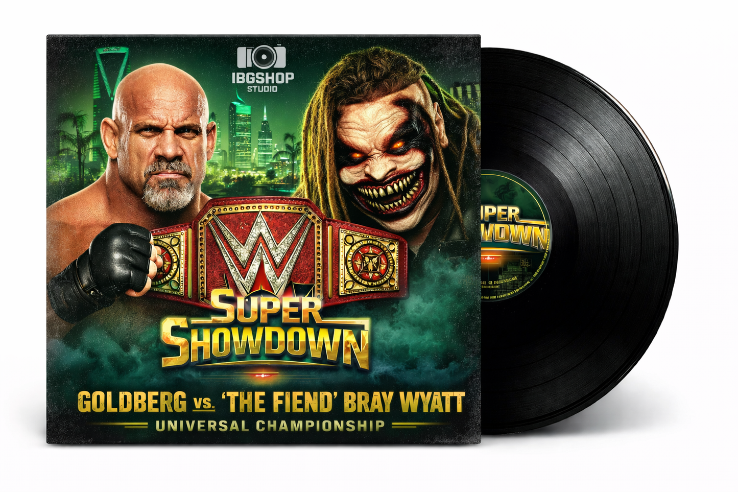 Goldberg Vinyl Cover Collection | IBGSHOP Studio Exclusive Wrestling Album Art Bundle