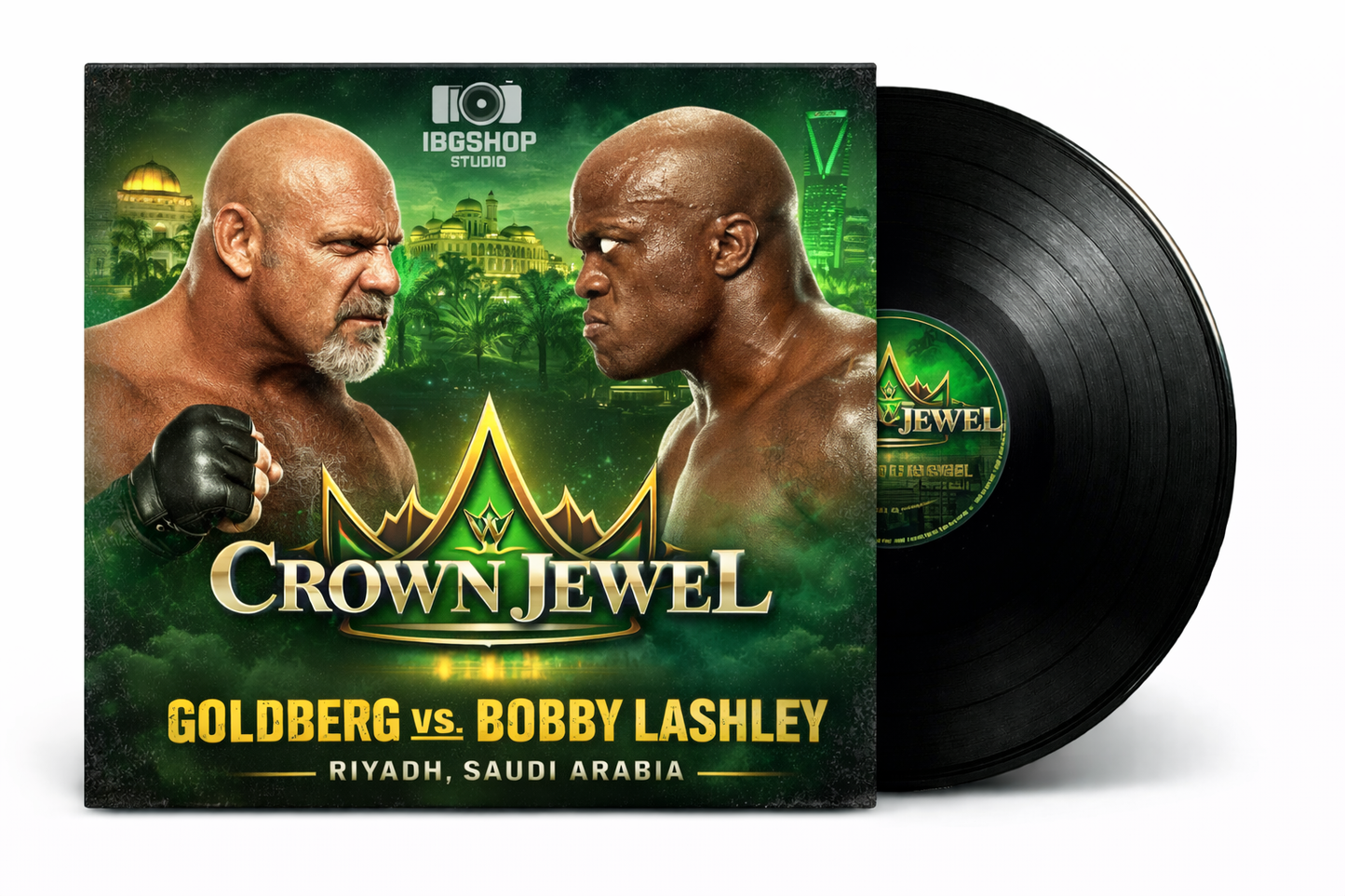 Goldberg Vinyl Cover Collection | IBGSHOP Studio Exclusive Wrestling Album Art Bundle