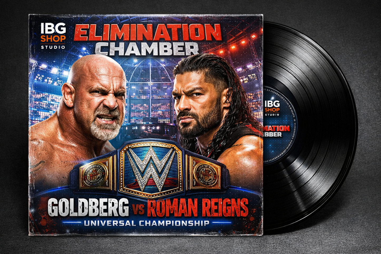 Goldberg Vinyl Cover Collection | IBGSHOP Studio Exclusive Wrestling Album Art Bundle