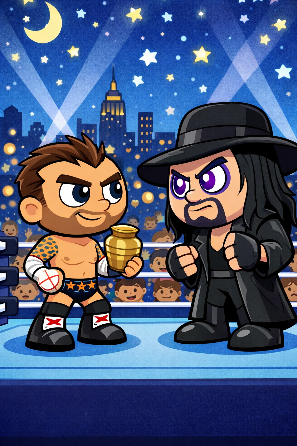CM Punk vs The Undertaker – WrestleMania 29 Poster | WWE Wrestling Tribute Wall Art – IBGSHOP Studio