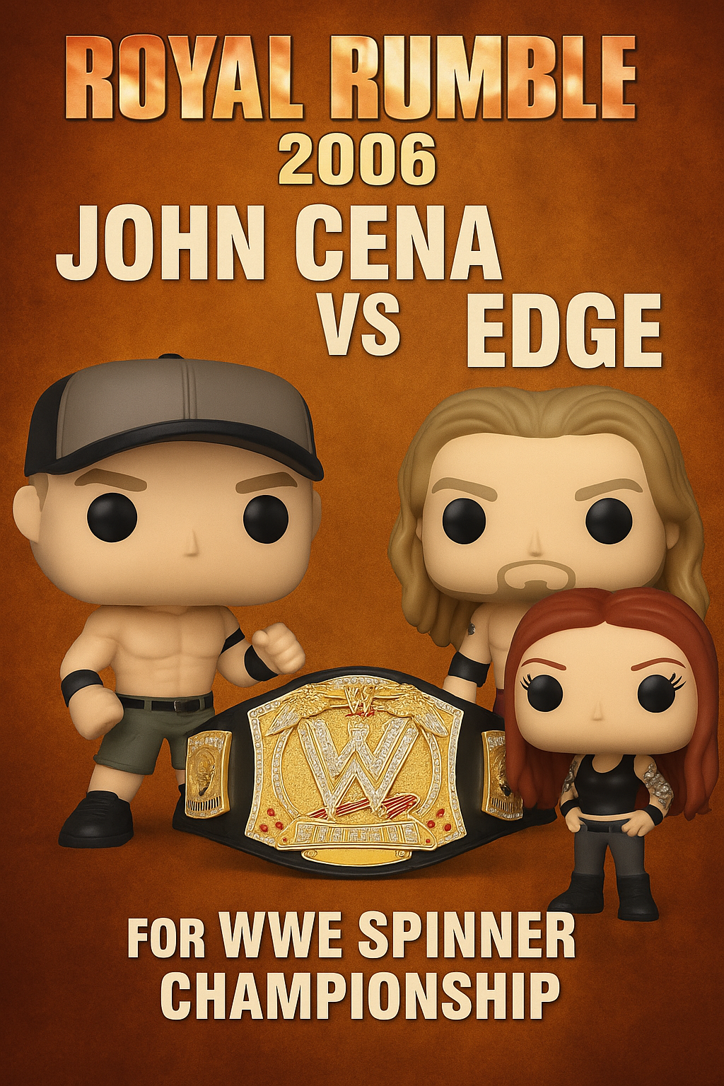 John Cena – WWE Championship Wins Collection | 17-Time Champion | Digital Wrestling Wall Art Bundle