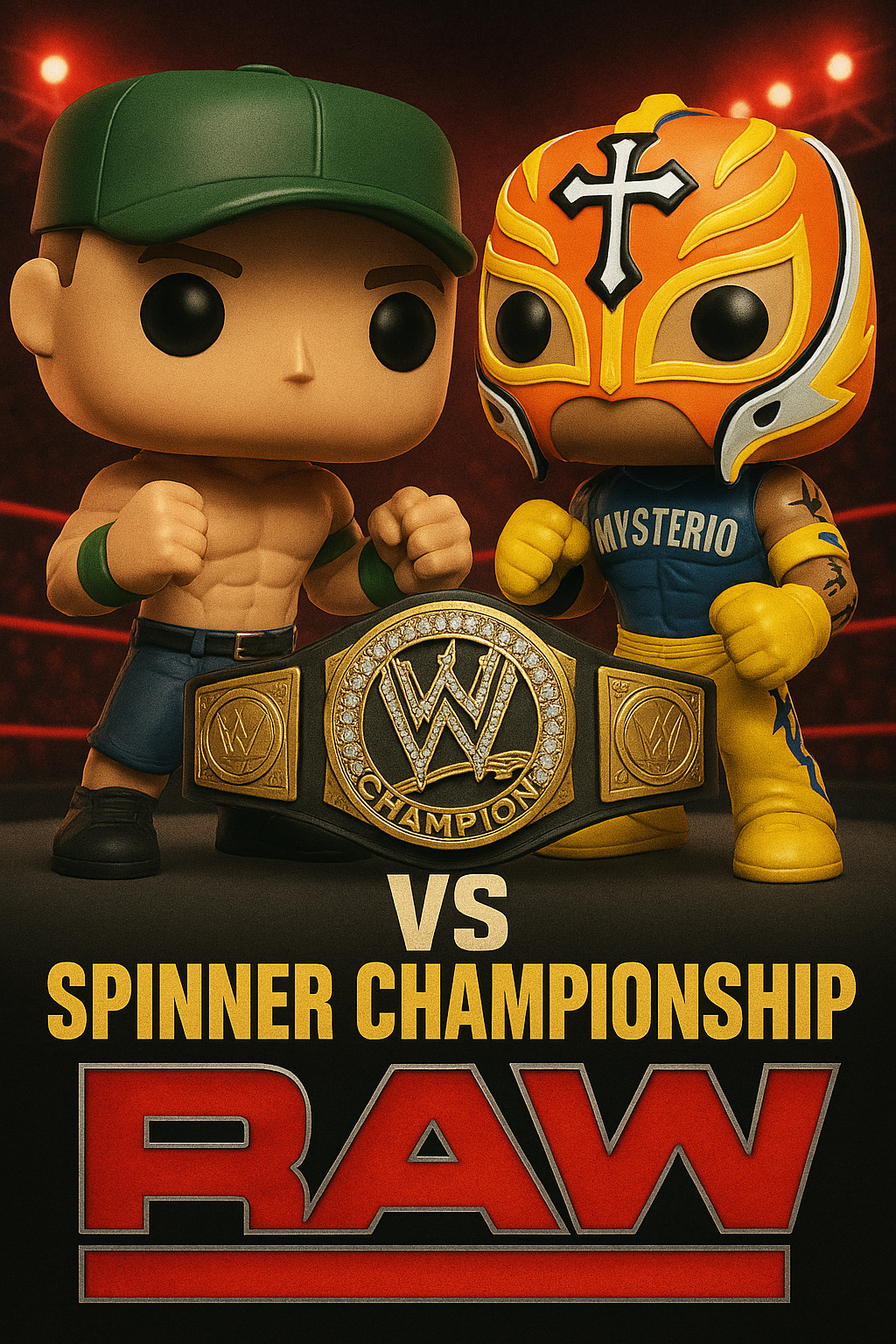 John Cena – WWE Championship Wins Collection | 17-Time Champion | Digital Wrestling Wall Art Bundle