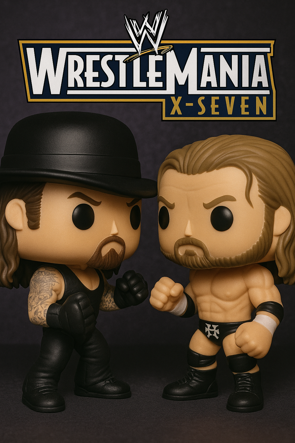 The Undertaker – WrestleMania 13 to X-Seven | Defeat The Streak Collection | Digital Wrestling Wall Art Bundle