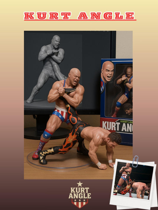 WWE Kurt Angle | 1:7 Scale Intelligent Figurine | Instant Download