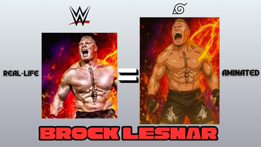 Naruto Style Portrait | Digital Anime WWE Brock Lesnar | Instant Download